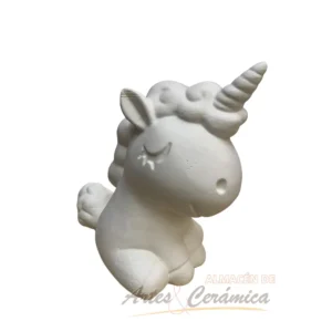 Unicornio cerámica